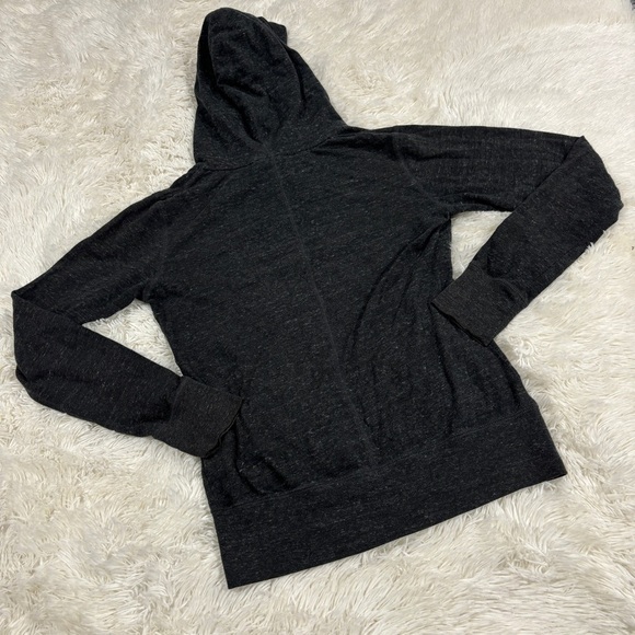 Nike Sportswear Gym Vintage organic cotton Full Zip gray hoodie Woman’s Small - Picture 11 of 13